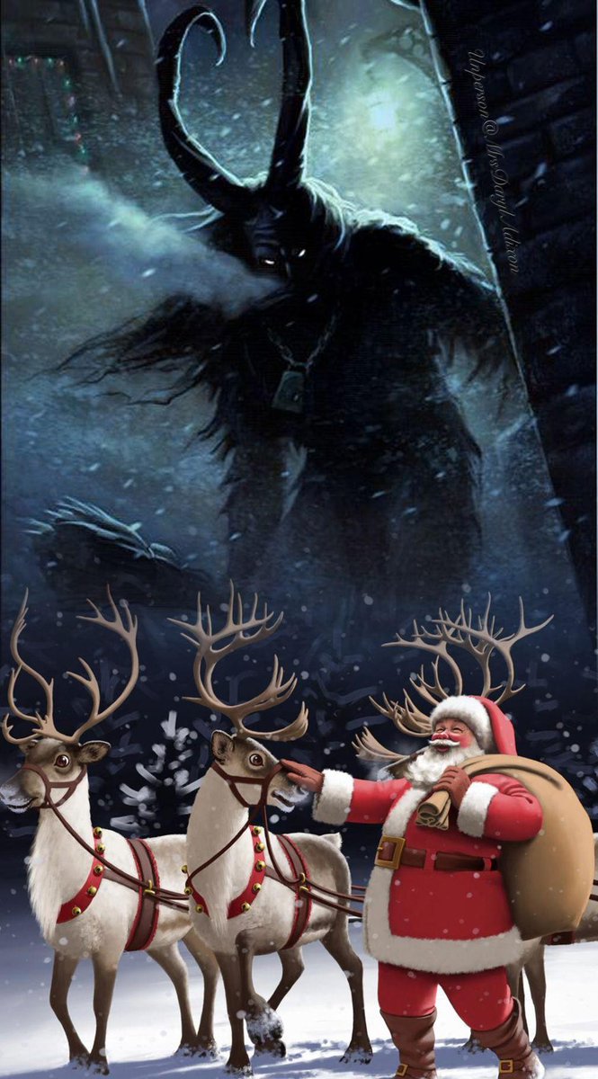 MrsDarylAdixon's tweet photo. My contributions to #Christmas 😈 #scary #folklore #Krampus #Perchta
#HorrorFam #Mutantfam #Metalfamily #SweetDarkness #Bizarreedtis #horrorart #Darkart #Darksilence #DarkWhisper #CreaturesOfTheDark #fear https://t.co/QrTDZodlcx
