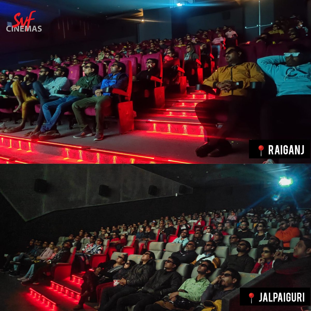svf_cinemas's tweet photo. Here's a glimpse of the houseful shows of #AvatarTheWayofWater at #SVFCinemas! What are you waiting for? Grab your tickets now: https://t.co/wvErXOdWFA
#Avatar2 #Avatar #AvatarIsBack https://t.co/1nHcFMdJkh