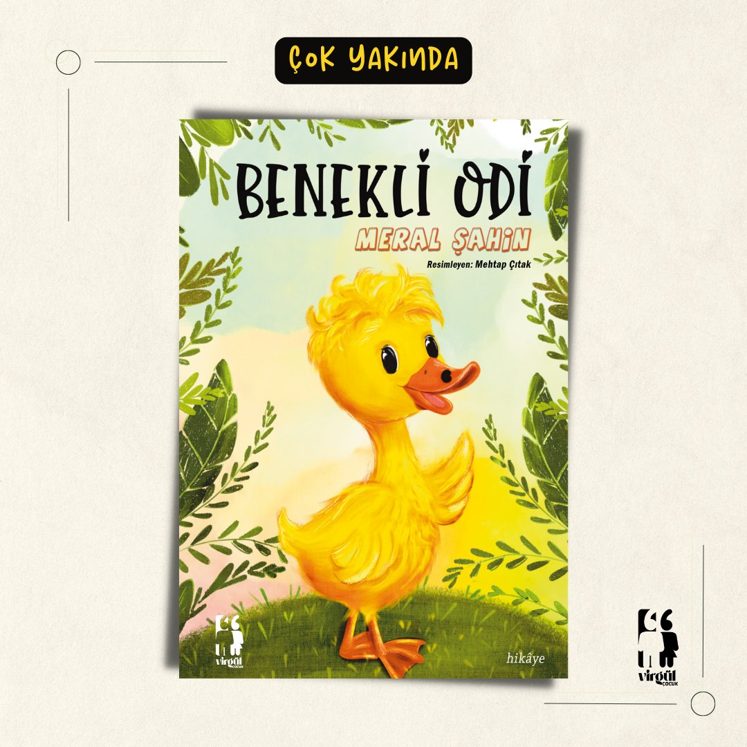 Çok yakında sizlerle...
Gagasında kalpli bir benek taşıyan ördek yavrusu Odi ile karşınızdayız.