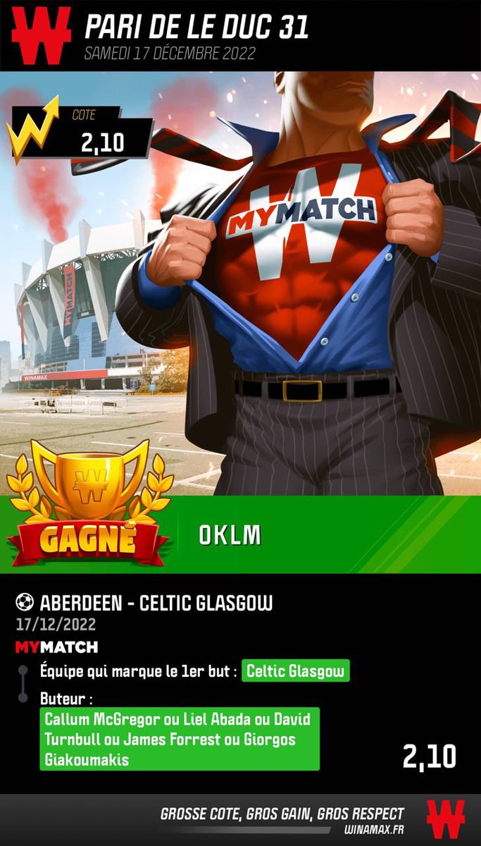 LeducPronos's tweet image. 🎉 JACKPOT ! 
🤣 Le portefeuilles sous stéroïdes 

✅ Combi NHL de nuit
✅ 21 Bets en live hier 

🏆 Final day ! Allez les bleus !!! 🇫🇷
#TeamParieurs #TeamParieurs #AllezLesBleus