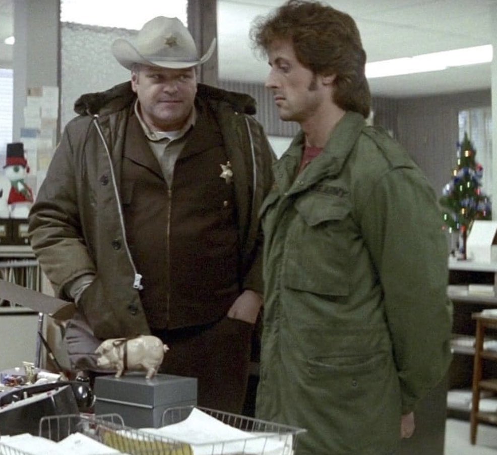 LisaDeP's tweet photo. First Blood is a Christmas movie. https://t.co/NbKqb3C4hy