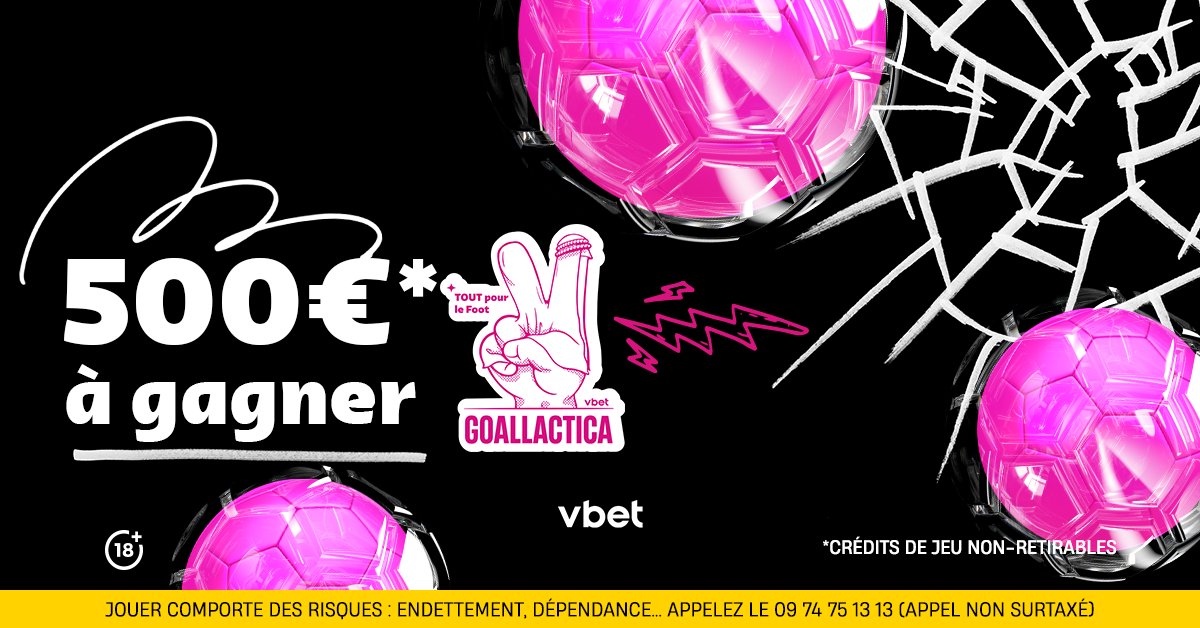 VBET_fr's tweet image. 💸 5x100€ de freebets* à gagner 💸

Quel sera le score exact de 🇦🇷 vs 🇫🇷 ? 

👉 Follow @VBET_fr,  RT 🔄 et donne ta réponse + ton pseudo en commentaire 👇

*𝑪𝑹𝑬𝑫𝑰𝑻𝑺 𝑫𝑬 𝑱𝑬𝑼 𝑵𝑶𝑵-𝑹𝑬𝑻𝑰𝑹𝑨𝑩𝑳𝑬𝑺