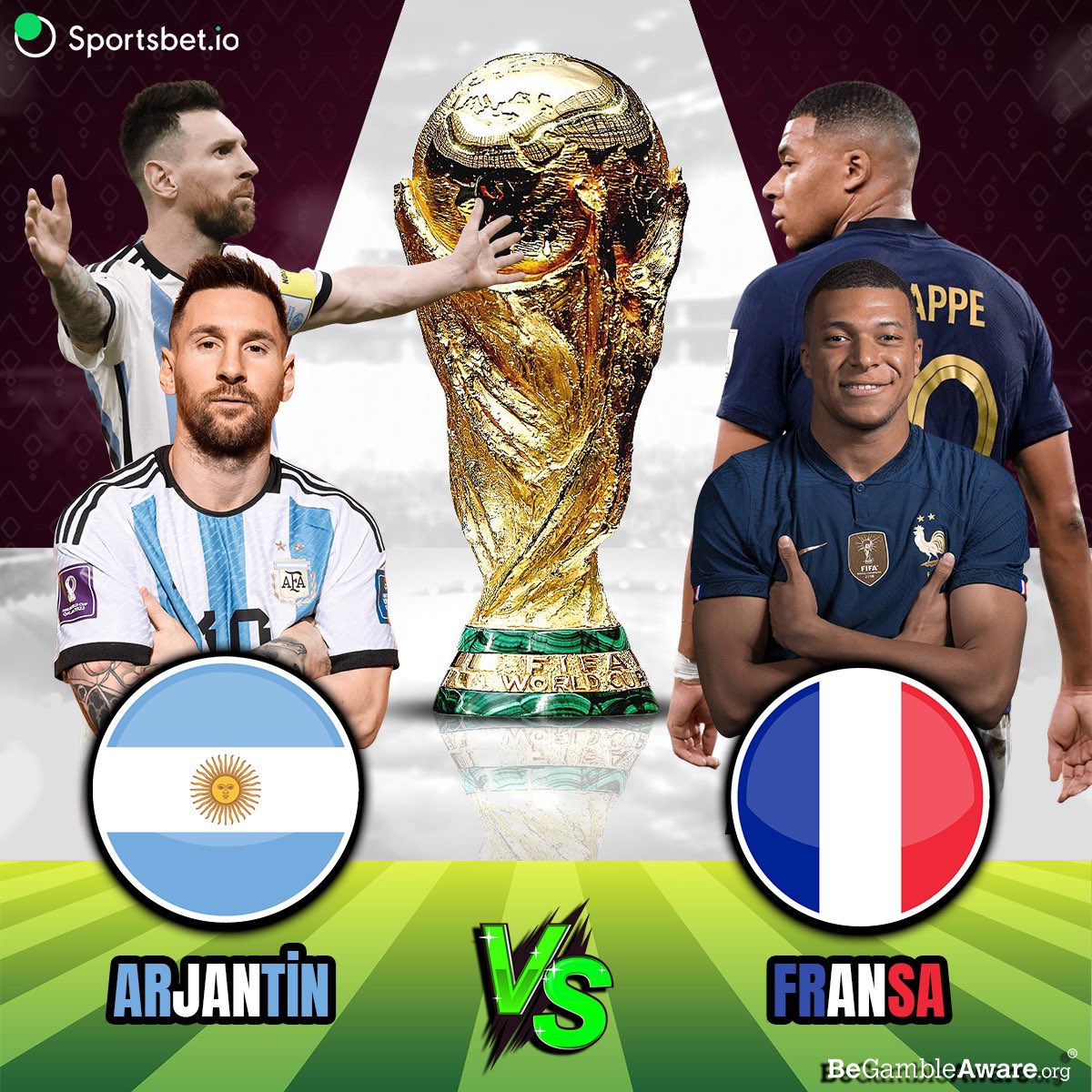 Kimine göre son şans!🇦🇷
Kimine göre intikam!🇫🇷

#FIFAWorldCup Kupası Hangi Ülkeye Gidecek? 🧐

🏆Kupa hangi ülkeye gider bilemeyiz ama,sizlere “EN İYİ HİZMETİ”sunabiliriz!

😎Sportsbet; bit.ly/sbetio

Destek/Bilgi; t.me/Sportbetio_bot
 
🇦🇷🆚🇫🇷 • ⏰18.00