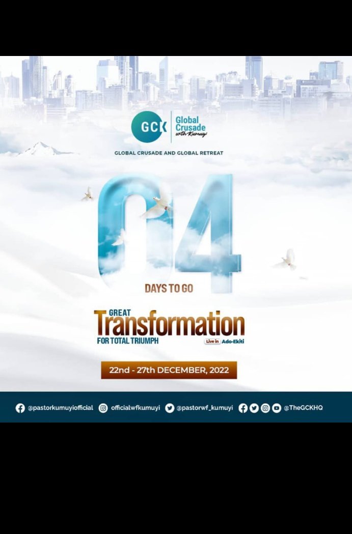 Ayomide38482362's tweet photo. #kumuyi_liveinEkiti #GlobalCrusadewithKumuyiEkiti2022 #GCK_TransformationForTotalTriumph. https://t.co/9flIofprIW