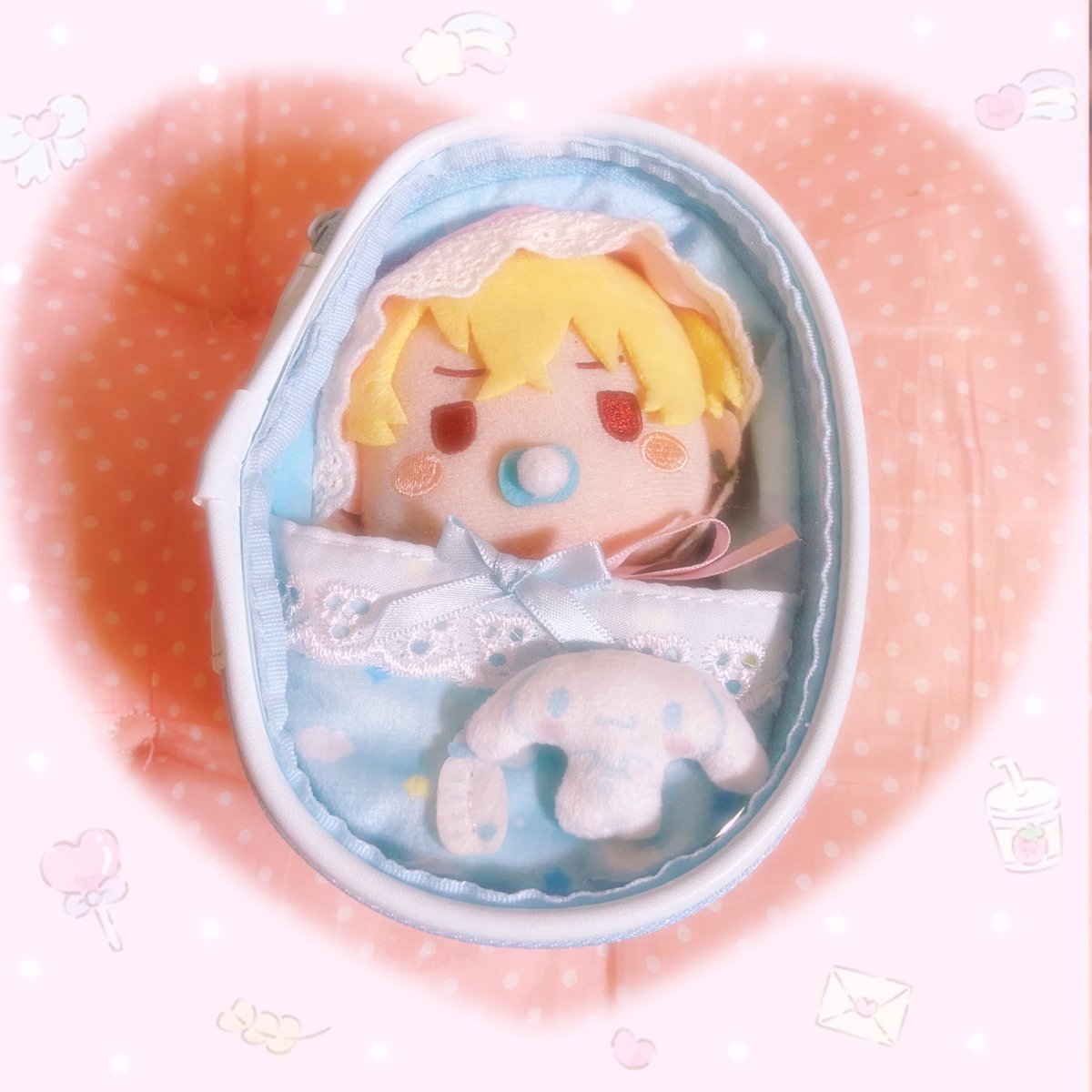 pacifier blonde hair red eyes baby solo candy chibi  illustration images