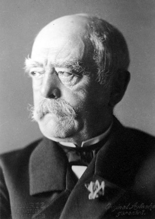 Otto von Bismarck, Chancellor of Germany, taken from https://en.wikipedia.org/wiki/Otto_von_Bismarck#/media/File:Bundesarchiv_Bild_146-2005-0057,_Otto_von_Bismarck_(cropped).jpg