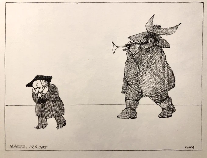 Paul Flora, Wagner... 