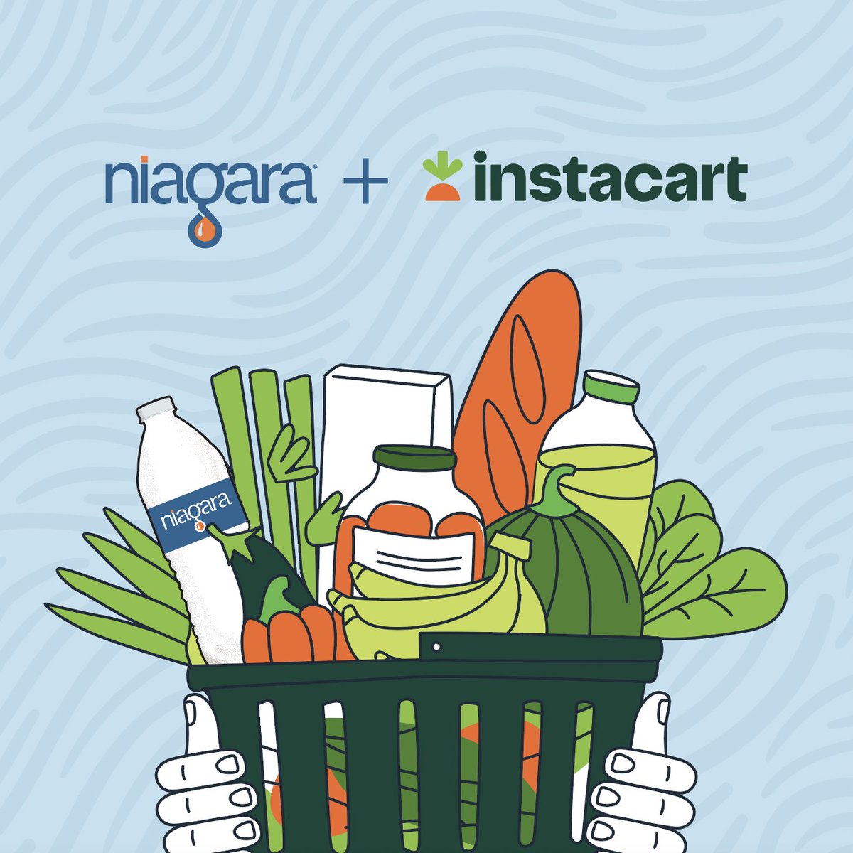 We love this! <a href="/Instacart/">Instacart</a> has launched #CommunityCarts, making it easy for you to shop-for-good by donating groceries to <a href="/FeedingAmerica/">Feeding America</a> food banks now through December 31. Why not give a little next time you get a little Niagara water in your next delivery? #NowThatsRefreshing