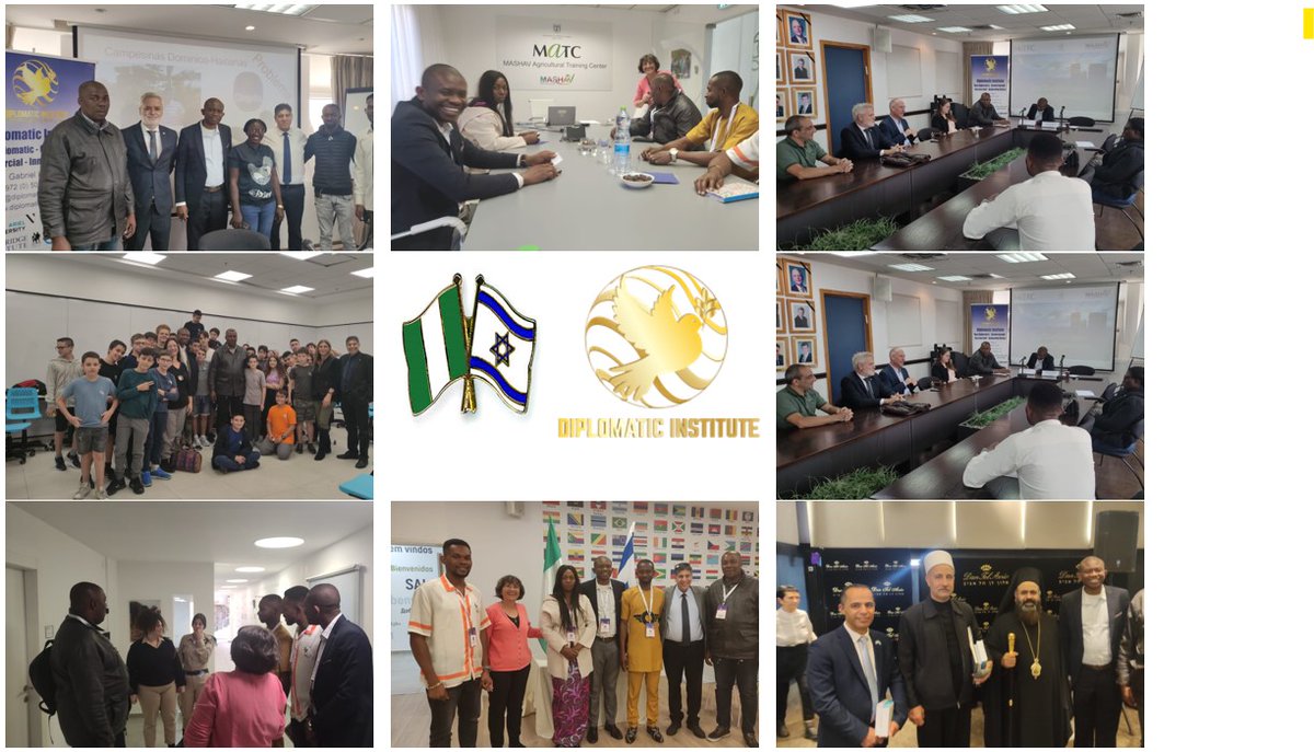 amlatis's tweet photo. The Diplomatic Institute had the pleasure to host the Chamber of Commerce of Nnewi, Nigeria arrived, covering topics of agriculture, , defense and cyber.
In the 3 days seminar, the delegates had the opportunity to meet directly with industry leaders and visit interesting sites: https://t.co/6zqSghxd5a