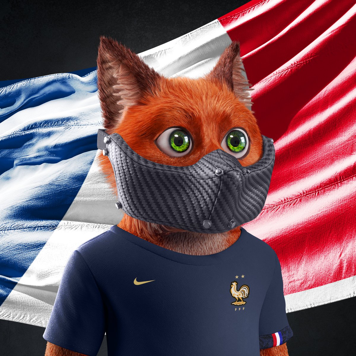 AnonymousFoxNFT's tweet photo. Good luck to both @FrenchTeam &amp; @Argentina in the World Cup 2022 final! May the best team win. #WorldCup2022 #France #Argentina 🇫🇷🇦🇷 https://t.co/4jnVBJllNV