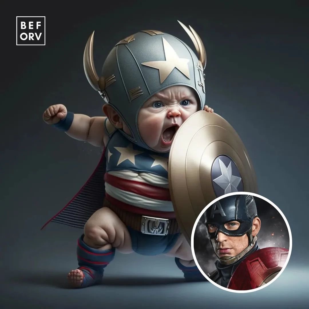 bwcsinan's tweet photo. Marvel Karakterleri Bebek Olsalardı Nasıl Görünürlerdi? Thor’un tipine 🤣 https://t.co/kQmou2B2jE