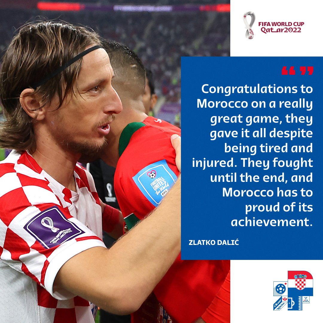 👏 <a href="/EnMaroc/">Équipe du Maroc</a> 🇭🇷🇲🇦 #CROMAR 

#FIFAWorldCup #Qatar2022 #Vatreni❤️‍🔥