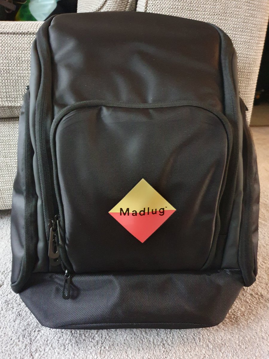 Early Christmas present, after the laptop bag was irreparable. <a href="/wearemadlug/">Madlug™</a> do great things. For every purchase they give a bag to young people in care, so no one carries their belongs in a plastic bag #careleavers #businessdoinggood