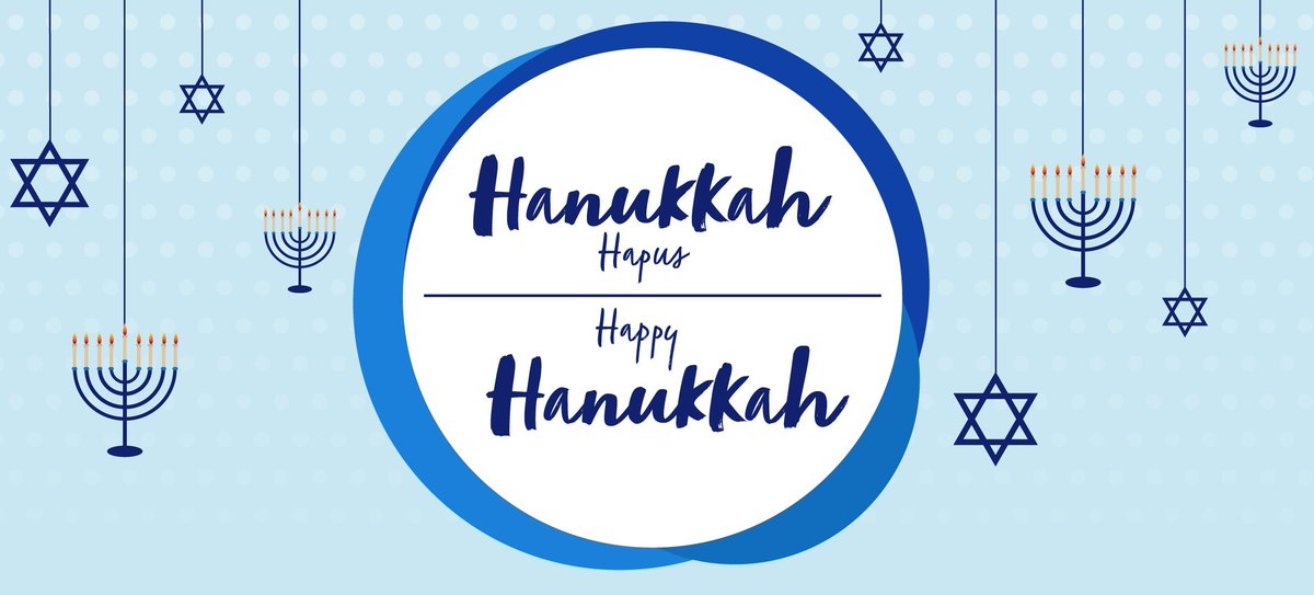 #HappyHanukkah!

Hanukkah, also referred to as the Festival of Lights, is an eight-day long Jewish Festival. It begins at sundown today, and ends at sundown on Monday 26th December. ✡️🕯️

“Hanukkah Sameach”, to all our Jewish communities, friends and colleagues.