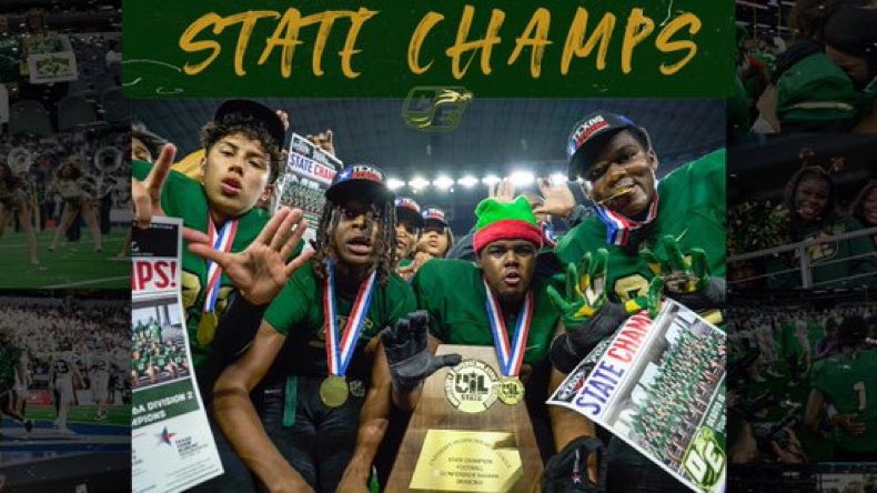 Three STATE TITLES for Dallas County! Congrats to   <a href="/SOCFootball1/">Coach Todd</a> <a href="/Desoto_Football/">DesotoFootball</a> and <a href="/Duncanville_Fb/">Duncanville High School Football 🏈</a>! 🏈💥