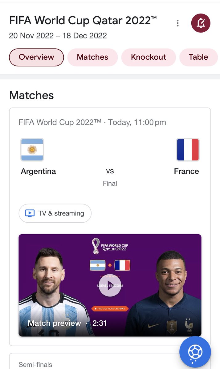 simkuihian's tweet photo. #worldcup #2022 #final
Needs to be on time to watch right from the beginning as 2 goals in first few minutes last nite game!
The last nite of erratic BP and cholesterol❗️
Enjoy the #beautiful #game with your family and friends.
#OooooHA
Skh🐝 https://t.co/WziEIJBhnQ