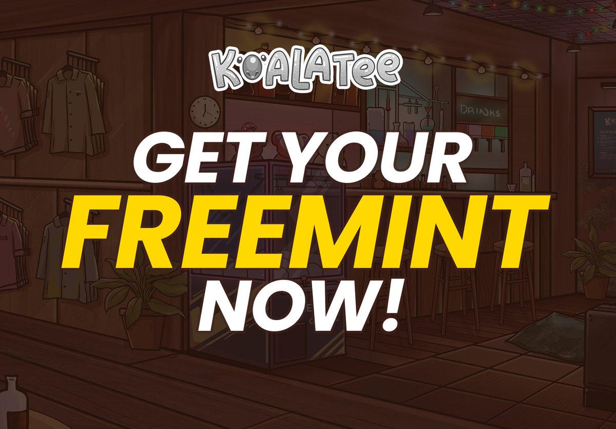 KoalateeNFT's tweet photo. 🚀Koalatee! Get 3 FREE MINT now!🚀

To enter:
1️⃣ Follow @KoalateeNFT
2️⃣ Retweet and Like
3️⃣ Tag 3 Friends!
4⃣ Comment your Polygon Wallet
5⃣ MINT NOW! https://t.co/LO4szERgc7

#FREEMINT #POLYGON https://t.co/yHuGUn61NY
