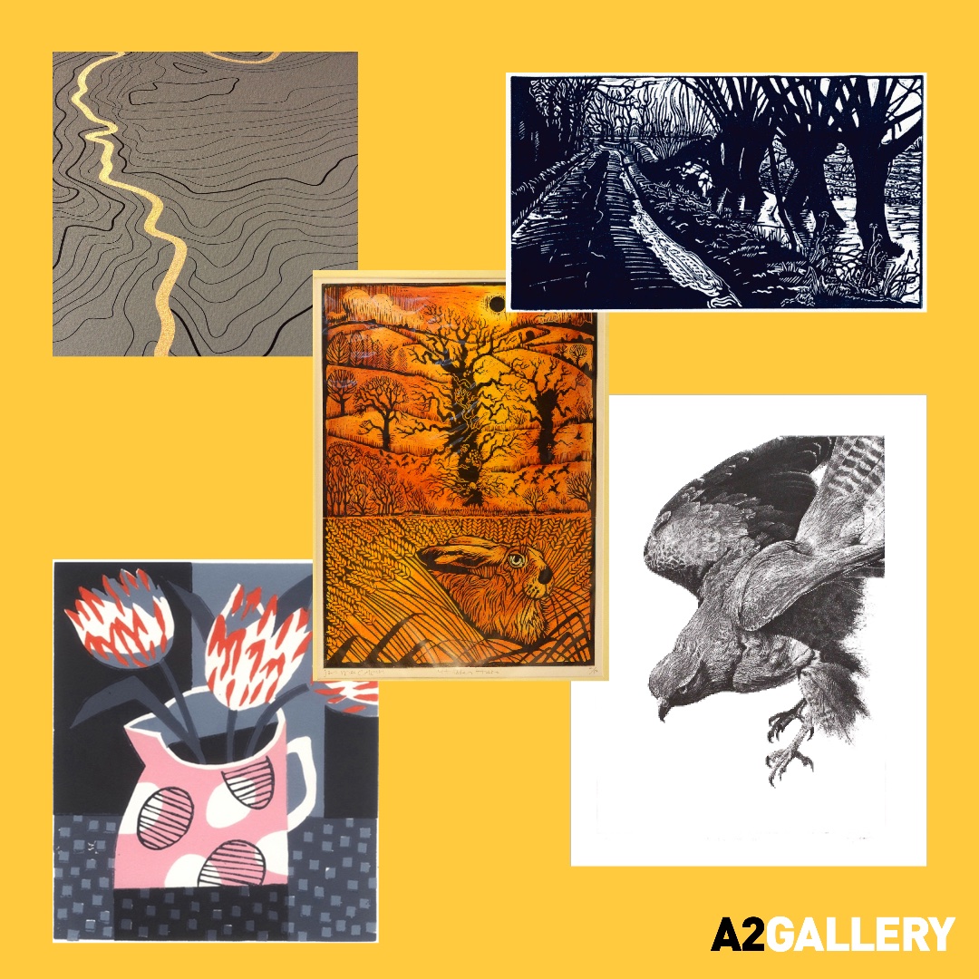 A2Gallery's tweet photo. A range of printmaking byvarious artists. Techniques include screenprinting,etchingcollograph, monoprints and linocut. Artwork by Anna Francis,Myrtle Pizzey,Ian MacCulloch, Graham Evernden,David Hunt,Lucy Delafons,Henry Hagger,John Scott Martin,Tom Rowe and Sarah RossThompson https://t.co/QdCftPulEO