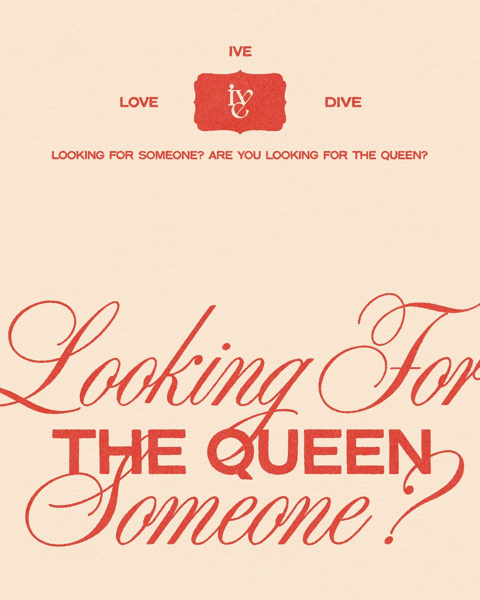 “𝘓𝘰𝘰𝘬𝘪𝘯𝘨 𝘧𝘰𝘳 𝘴𝘰𝘮𝘦𝘰𝘯𝘦? 
𝘈𝘳𝘦 𝘺𝘰𝘶 𝘭𝘰𝘰𝘬𝘪𝘯𝘨 𝘧𝘰𝘳 𝐓𝐇𝐄 𝐐𝐔𝐄𝐄𝐍?”

💌 Coming to you, soon.