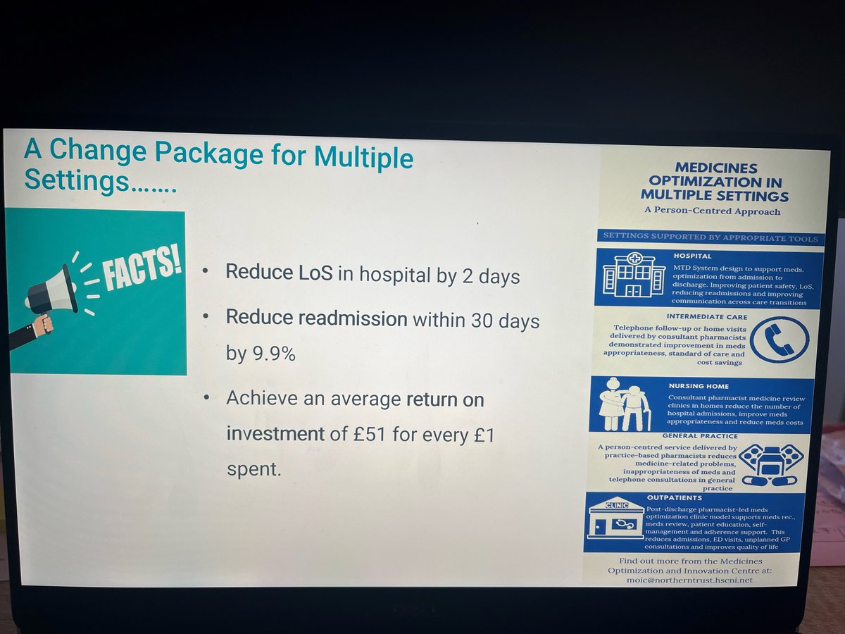KaizenKata's tweet photo. Got to present at the IHI National Forum on the Medicines Optimization Change Package-Medicines without harm.  Benefits for organizations, patients &amp;  environment and great synergy with the  4 M's framework of Age Friendly Health Systems. @TheIHI @MOICNI @HSCQI @gillsmith_smith https://t.co/axRtEw9j4O