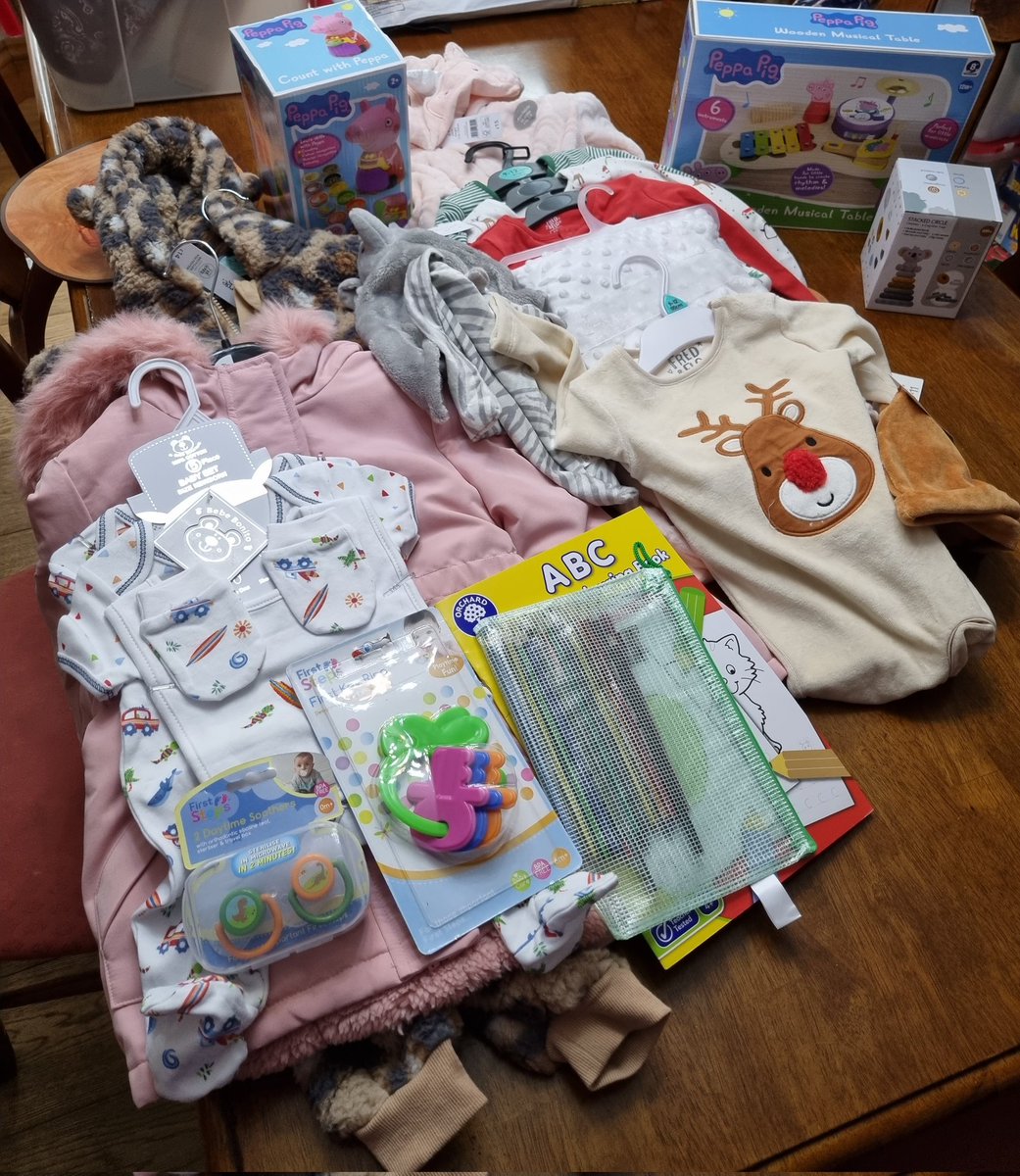 nicmcgarty's tweet photo. Instead of secret santa, this year the team @NewmanRCMaths are donating these gifts to Greatest Hits Radio Mission Christmas. Hope it brings some cheer to families in need https://t.co/UU1vCda67m