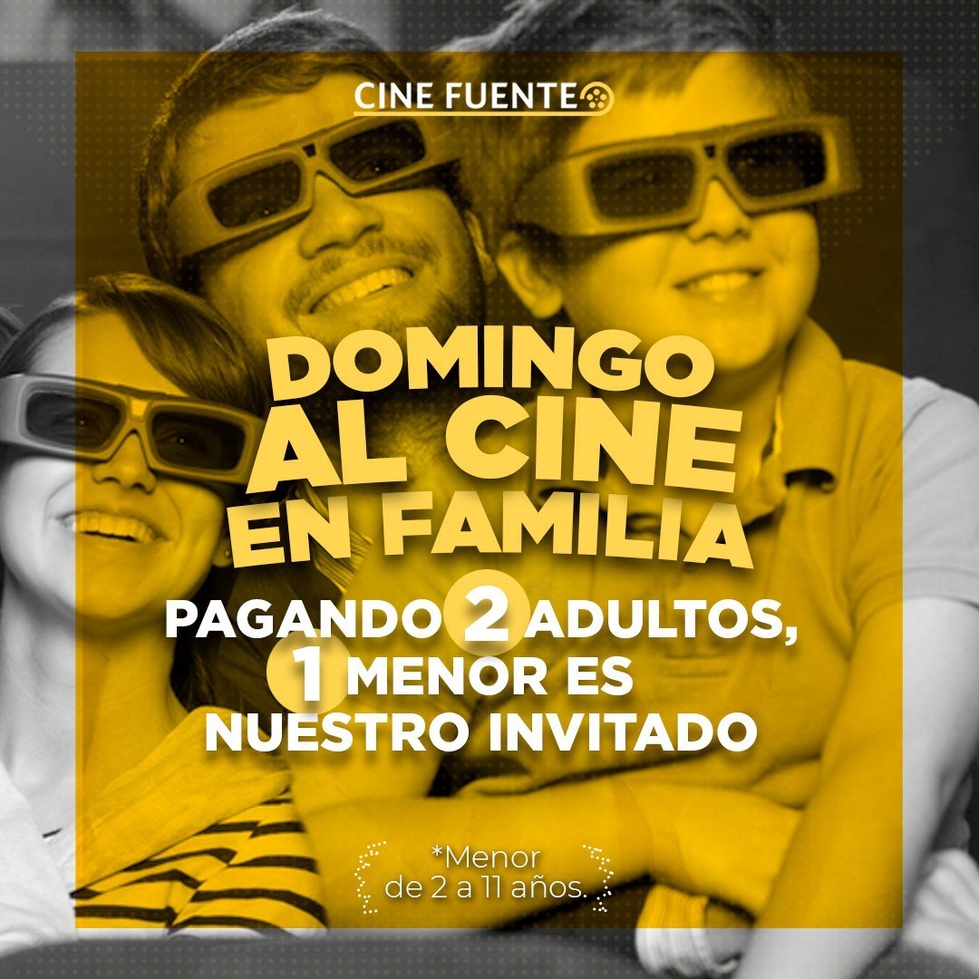 CineFuente's tweet photo. Este domingo viví la experiencia de cine en familia en #CineFuente 🤩

Te esperamos para disfrutar de las mejores películas en familia 🍿 https://t.co/hR9TGKj8a7