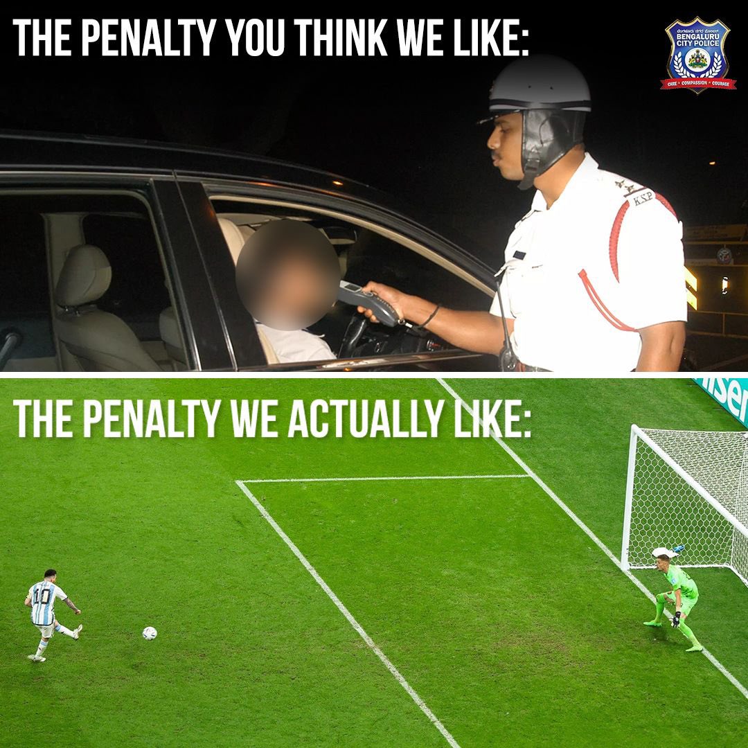 Please don’t drink and drive. Things can get MESSI for yourself and others. 🤷‍♂️

#JustBCPThings #FifaWorldCup #Qatar2022