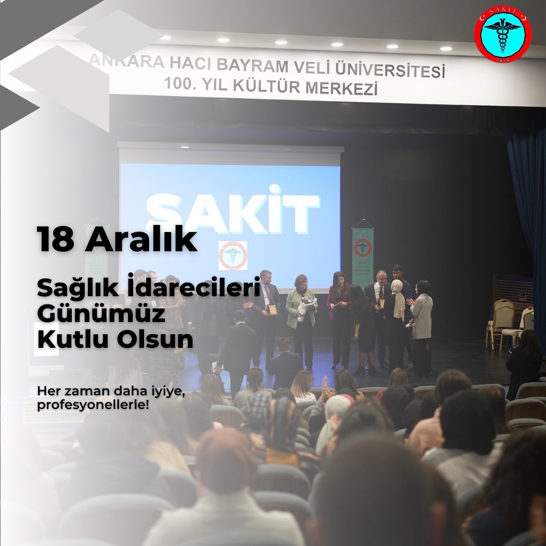 SAKİT ailesi olarak tüm meslektaşlarımızın Sağlık İdarecileri Günü’nü kutlar, daha aydınlık ve güzel günlerin bizimle olmasını temenni ederiz 🙌🏻

#sağlıkyönetimi #sağlıkidarecileri
