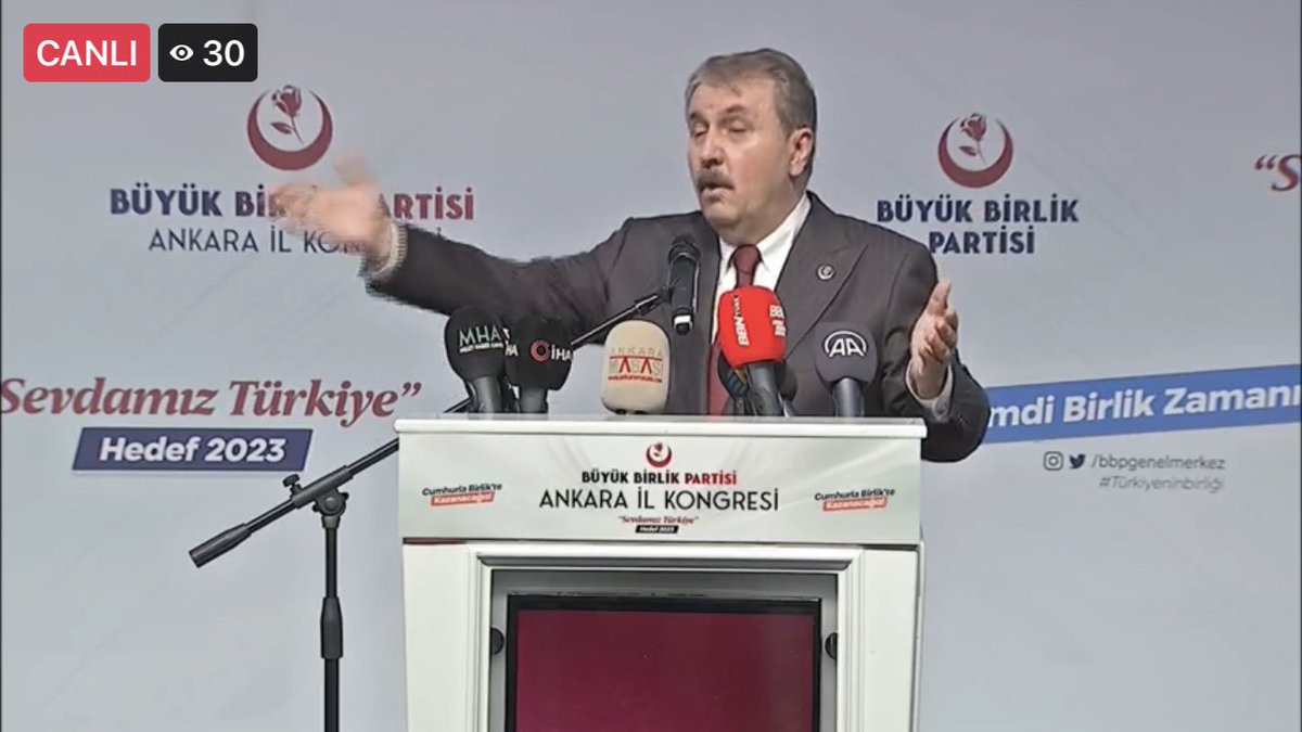 Büyük Birlik Partisi Genel Başkanımız sayın Mustafa Destici: “İmar Barışı ile ilgili verdiğimiz kanun teklifi komisyonlarda değerlendirilsin. Fazlası varsa çıkartılsın, eksiği varsa tamamlansın ve bir an önce yasalaşsın.”
#AnkaradaBirlikVakti
<a href="/bbpgenelmerkez/">BÜYÜK BİRLİK PARTİSİ</a> 
<a href="/Mustafa_Destici/">Mustafa Destici</a>