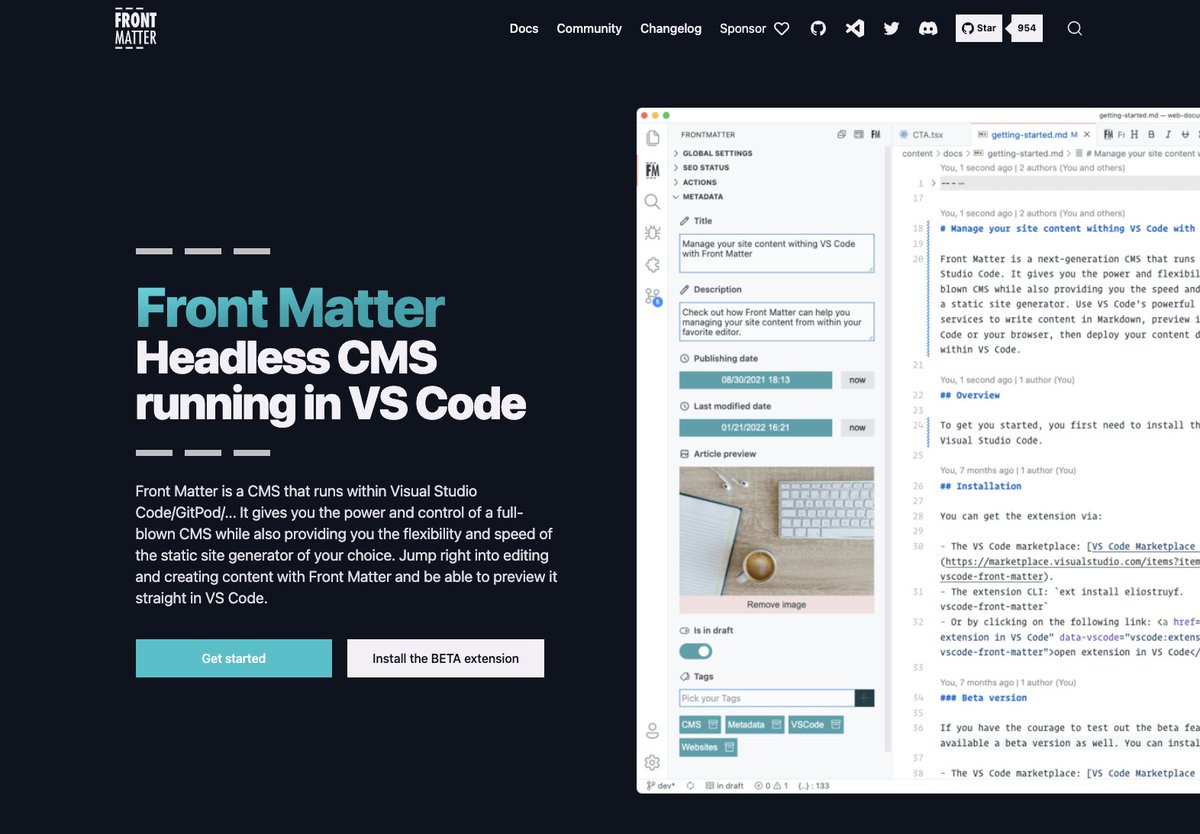 eliostruyf's tweet photo. Finally took the time to create a better navigation experience for #FrontMatter website. #MobileNavigation
Upgraded to #Nextjs 13 too! 💨 https://t.co/SZjhynA4u6