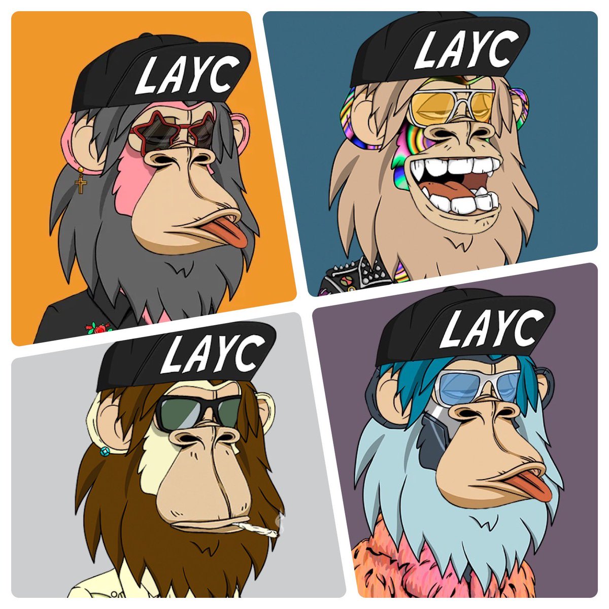 Finally got my 4 #LAYC hats <a href="/LAYCHATGANG/">LAO Hat Gang</a> never a dull moment <a href="/LazyApeYC/">Lazy Ape</a>