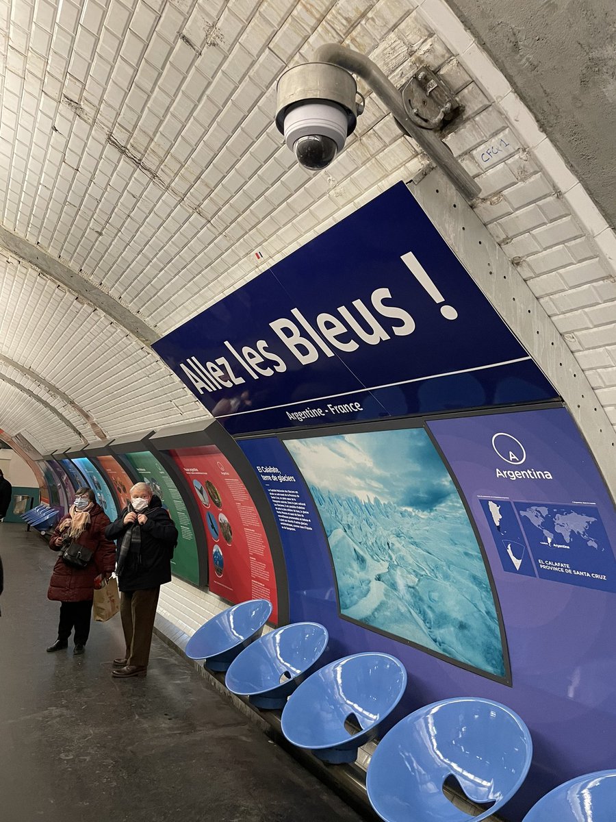 My metro stop is called Argentine every day but today #ArgentinaVsFrance
