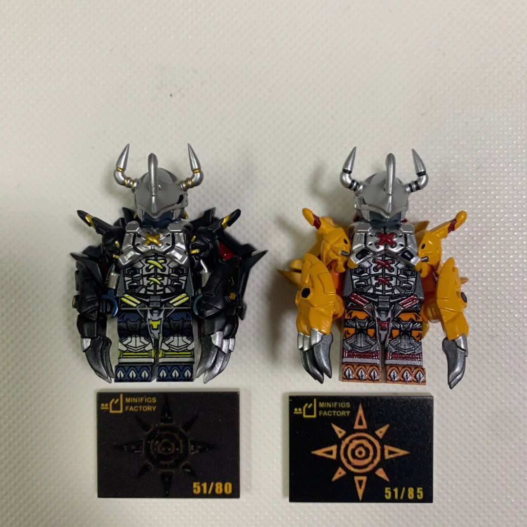 modman_1116's tweet photo. 乐高第三方人仔 MF 战斗&amp;暗黑战斗暴龙兽🦕|||虽然带有MF一贯的流水线调调
但暗黑战斗暴龙兽的金属喷漆质感还是很好
而且暗黑的特效配件也很给力
真的是正义完败呀😅
#乐高人仔  #乐高第三方  #乐高 https://t.co/EEToOdgAQJ