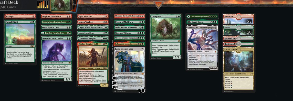 verflixtrmichel's tweet photo. 7/2 into day 2 of the arena open with gruul stompy https://t.co/yBZPozixb1