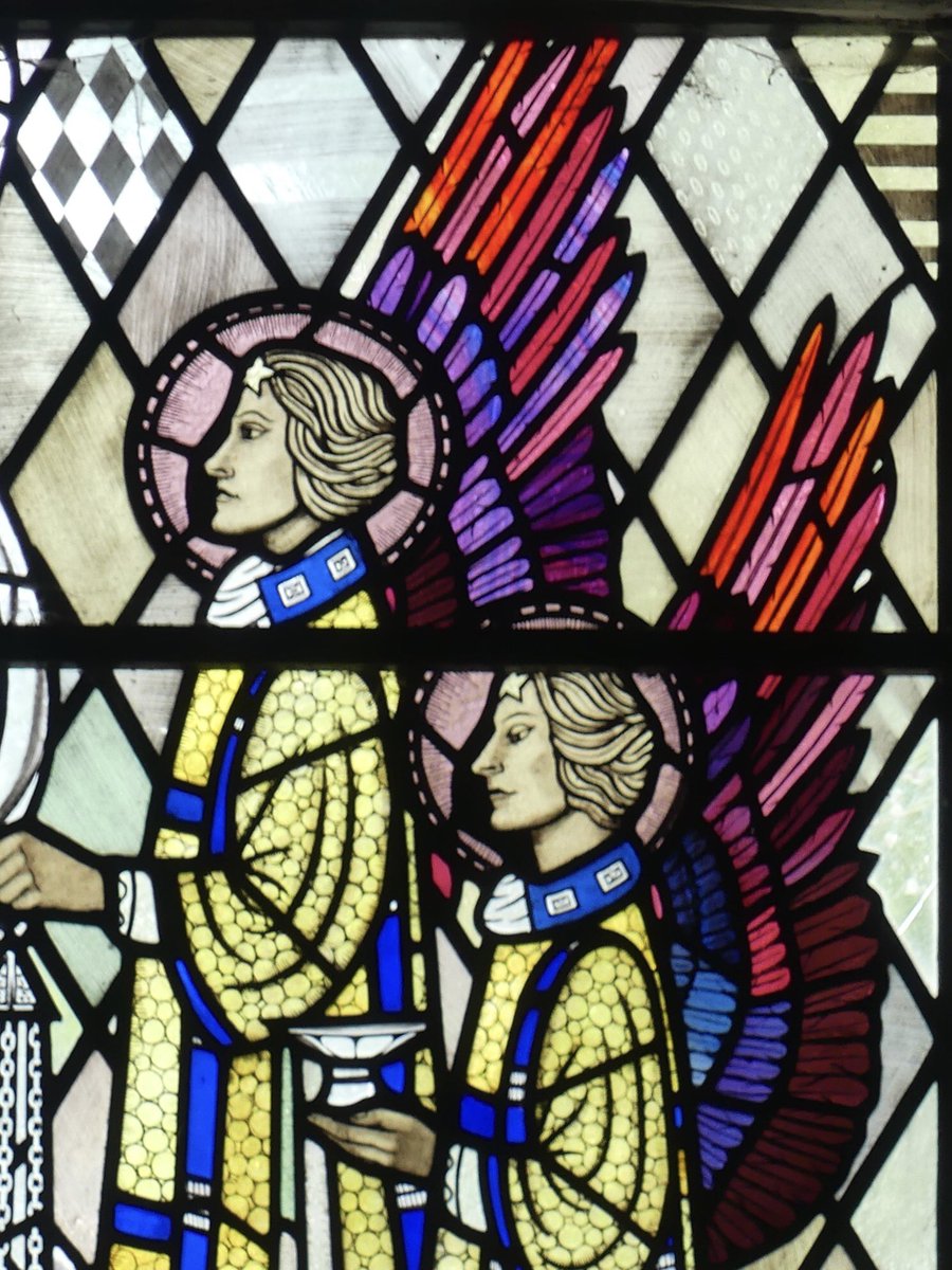 mutley7781's tweet photo. @StargazingAleta @BSMGP @JamesPSThomson2 👀All Saints church, #Bubwith #Yorkshire 

Thank you so much Aleta. Yet again you highlight the skill of #TrenaCox .

Revisiting my Bubwith photos - the beautiful bright coloured wings of the angels really stand out.

#StainedGlassSunday https://t.co/zSoGb2T4a0