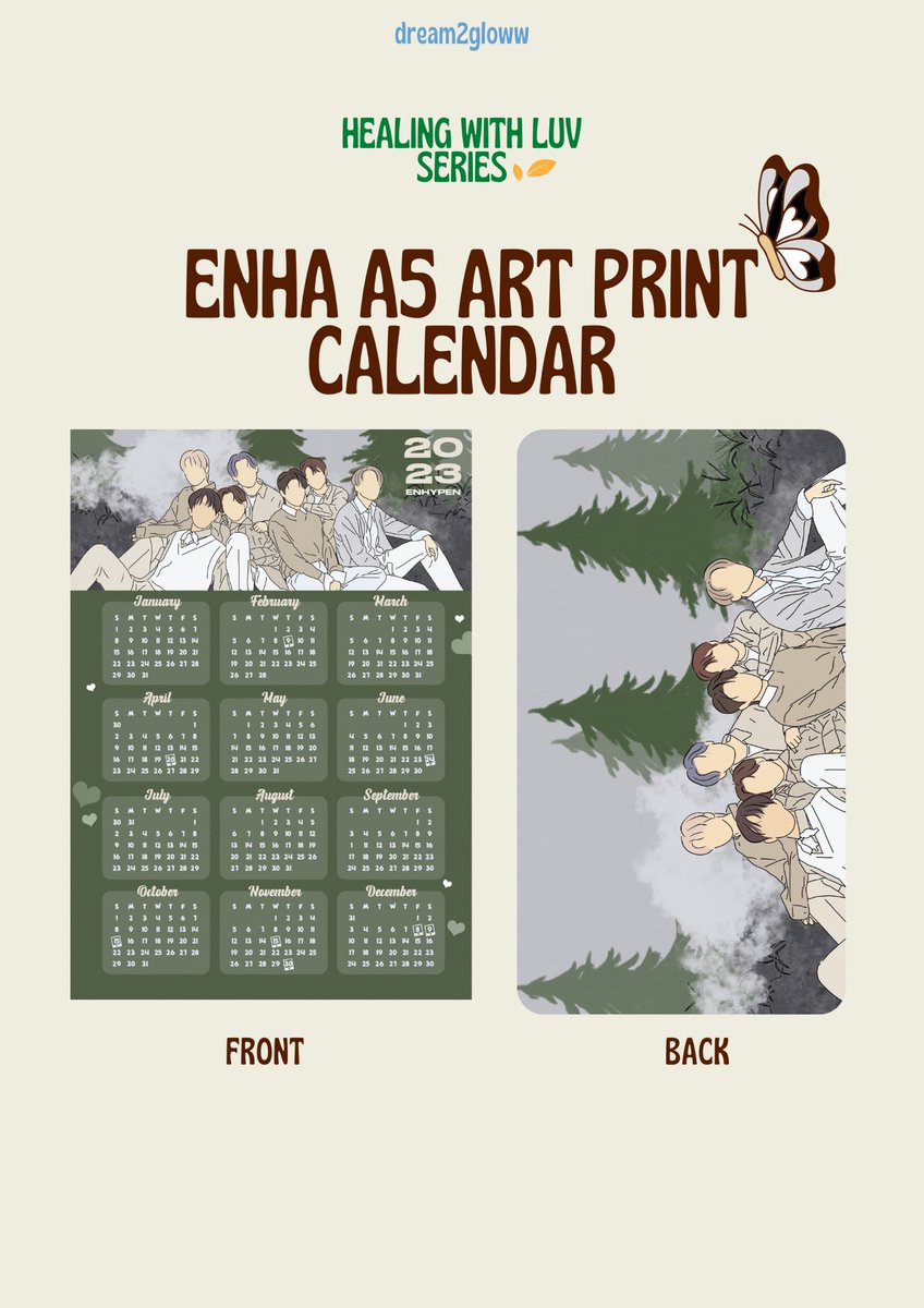 dream2gloww's tweet photo. Hi luv! 💜 

Here we go, our last preview for: 

Healing with Luv Series 🍃

Fourth preview: 
- ENHYPEN A5 ART PRINT CALENDAR https://t.co/w1lTavoy1B