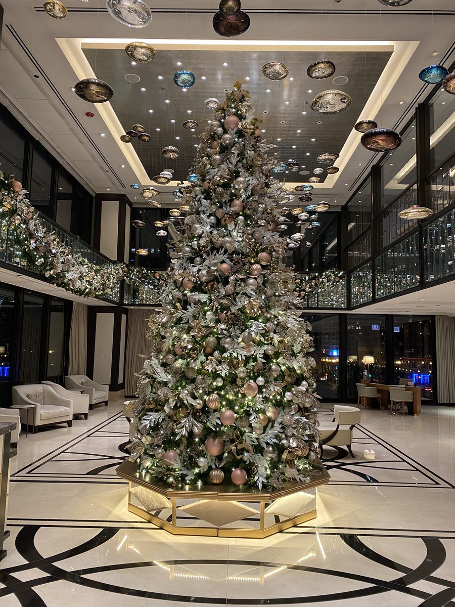 Best Christmas tree in Chicago - the Langham.