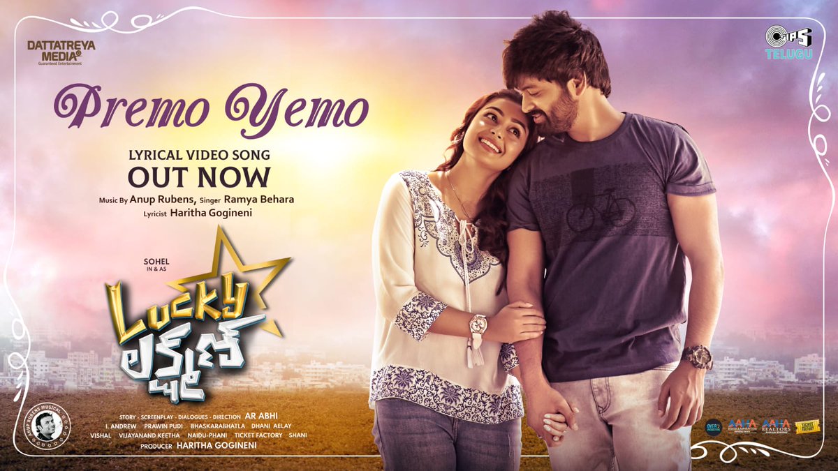 UrsVamsiShekar's tweet photo. Fall in Love with the Beautiful #PremoYemo Song from #LuckyLakshman ❤️
Lyrical Video out now!
▶️ https://t.co/e04HodHHFM
🎧 @anuprubens
🎤 @iamRamyaBehara
✍️ @GogineniHaritha
#LL
@RyanSohel #ARABHI @Mokksha06 @DattatreyaMedia @iandrewdop @tipsmusicsouth https://t.co/54kZVEDO1H
