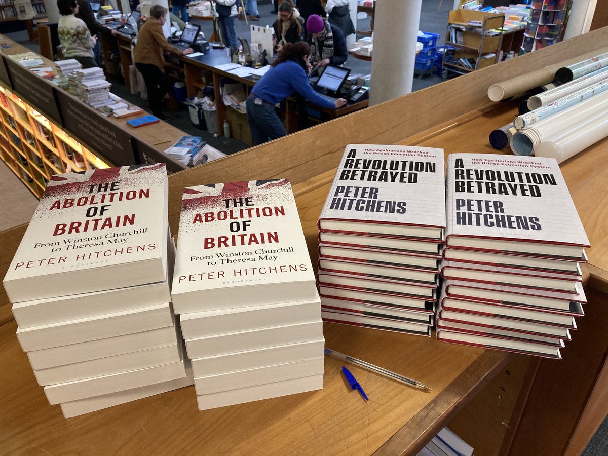 Peter Hitchens on Twitter "Signed at Blackwell’s in Oxford today