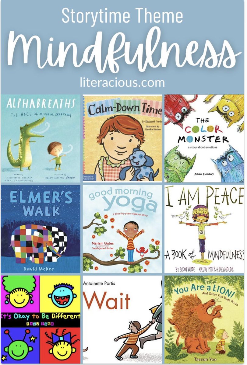 Nobody’s ever too little to be mindful. Thx <a href="/literacious/">Laura Arnhold</a> for this collection of mindfulness themed reads for story time or any time: literacious.com/2022/12/17/sto… #kidlit #classroombookaday #bookaday #mindful #mindfullness