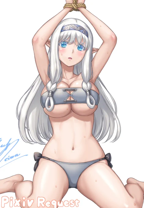 pixivのリクエストで私のオリジナルキャラクター雪国エルフ(仮)を描きました!
FANBOXに大きめのサイズや表情の差分があります♪
https://t.co/9Whd7d809g
#pixivRequest 