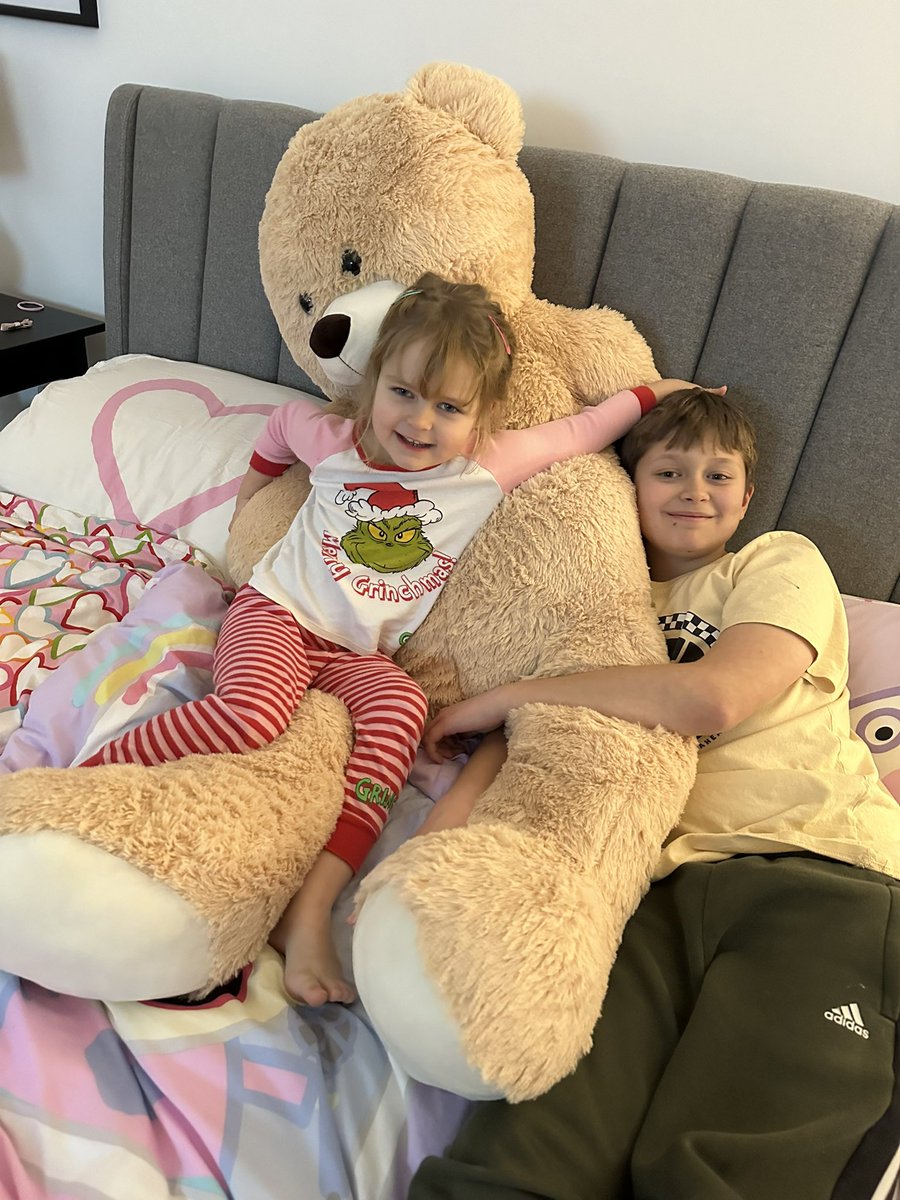 MarkEdwardBlair's tweet photo. @DerrenBrown on Friday we attended your fantastic show and you were kind enough to give Harrison this bear. Just wanted you to see how grateful he is and that he has shared it with his sister! Anyone who hasn’t got tickets, buy them now!! It is the best show I have ever been to! https://t.co/Bl7CPsorvd