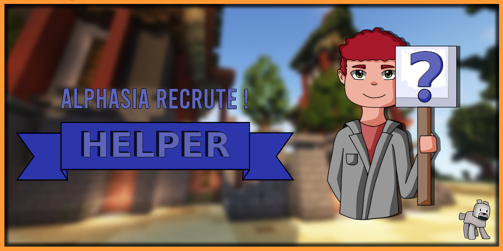 AlphasiaNetwork's tweet image. 🔔Annonce 

Nous ouvrons une session de recrutement Helper. 🎉

Toutes les informations nécessaires se trouvent ici forum.alphasia.net/recrutements-h… 🔗

Bonne chance et donnez le maximum ! 🪐