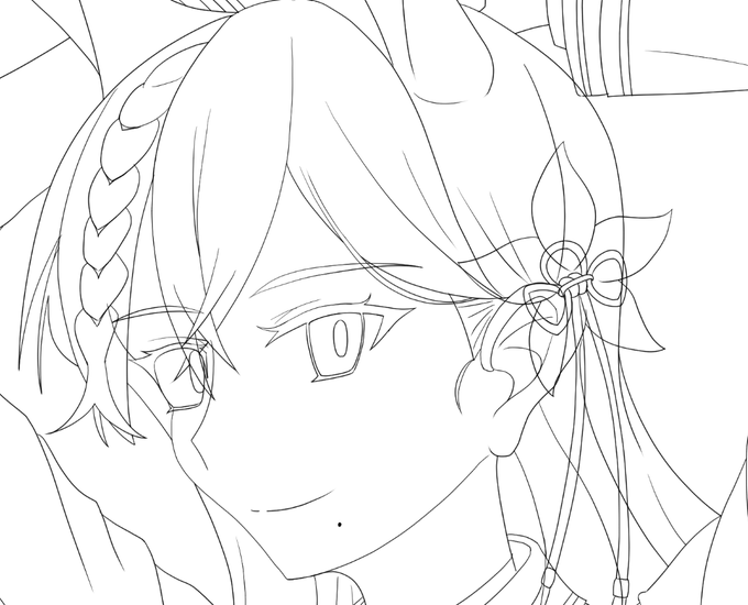 ペン入れとりあえずできた 