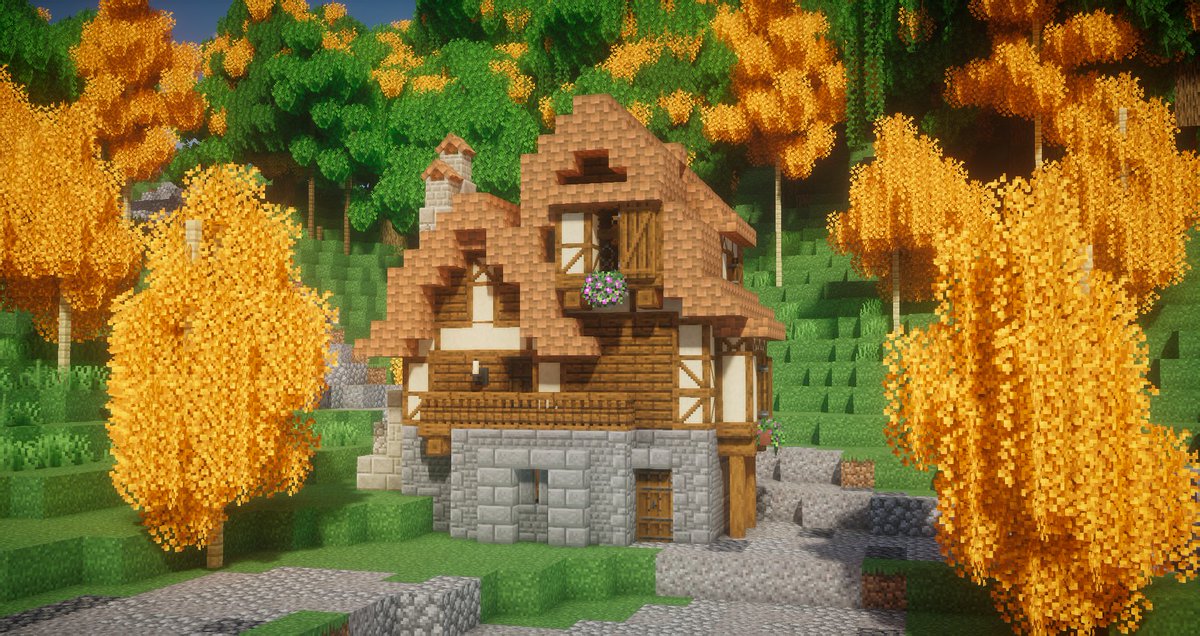 Dawn Of Time on Twitter: "~ Here is a few houses medieval style