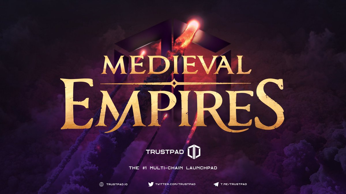 TrustPad Backup | We're Hiring! 🛡️ (@trustpad_io) on Twitter photo ⚡️ #FCFS round for <a href="/MedievalEmpires/">Medieval Empires</a> #IDO starts in 1 hour ⚡️
Participate here 👉 trustpad.io/pool/medievale…
⏰ #FCFS starts: Dec 18th, 2022, 14:00 PM UTC
⏰ Sale ends: Dec 18th, 2022, 16:00 PM UTC
🚀 $MEE Listing: Dec 19th, 2022, 12:00 PM UTC on <a href="/Bybit_Official/">Bybit</a> and <a href="/QuickswapDEX/">QuickSwap 🐲 DragonFi 2.0</a> ⚡️ #FCFS round for <a href="/MedievalEmpires/">Medieval Empires</a> #IDO starts in 1 hour ⚡️
Participate here 👉 trustpad.io/pool/medievale…
⏰ #FCFS starts: Dec 18th, 2022, 14:00 PM UTC
⏰ Sale ends: Dec 18th, 2022, 16:00 PM UTC
🚀 $MEE Listing: Dec 19th, 2022, 12:00 PM UTC on <a href="/Bybit_Official/">Bybit</a> and <a href="/QuickswapDEX/">QuickSwap 🐲 DragonFi 2.0</a>