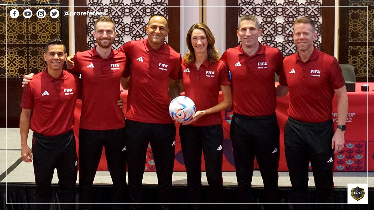 ♥️// Thank you, Armando, Kyle, Ismail, Katy, Corey and Drew. We are all so proud of you!

58 individual assignments across 26 #FIFAWorldCup games, including the last four is incredible. 

Thank you for being great role models and inspiring a future generation of officials.