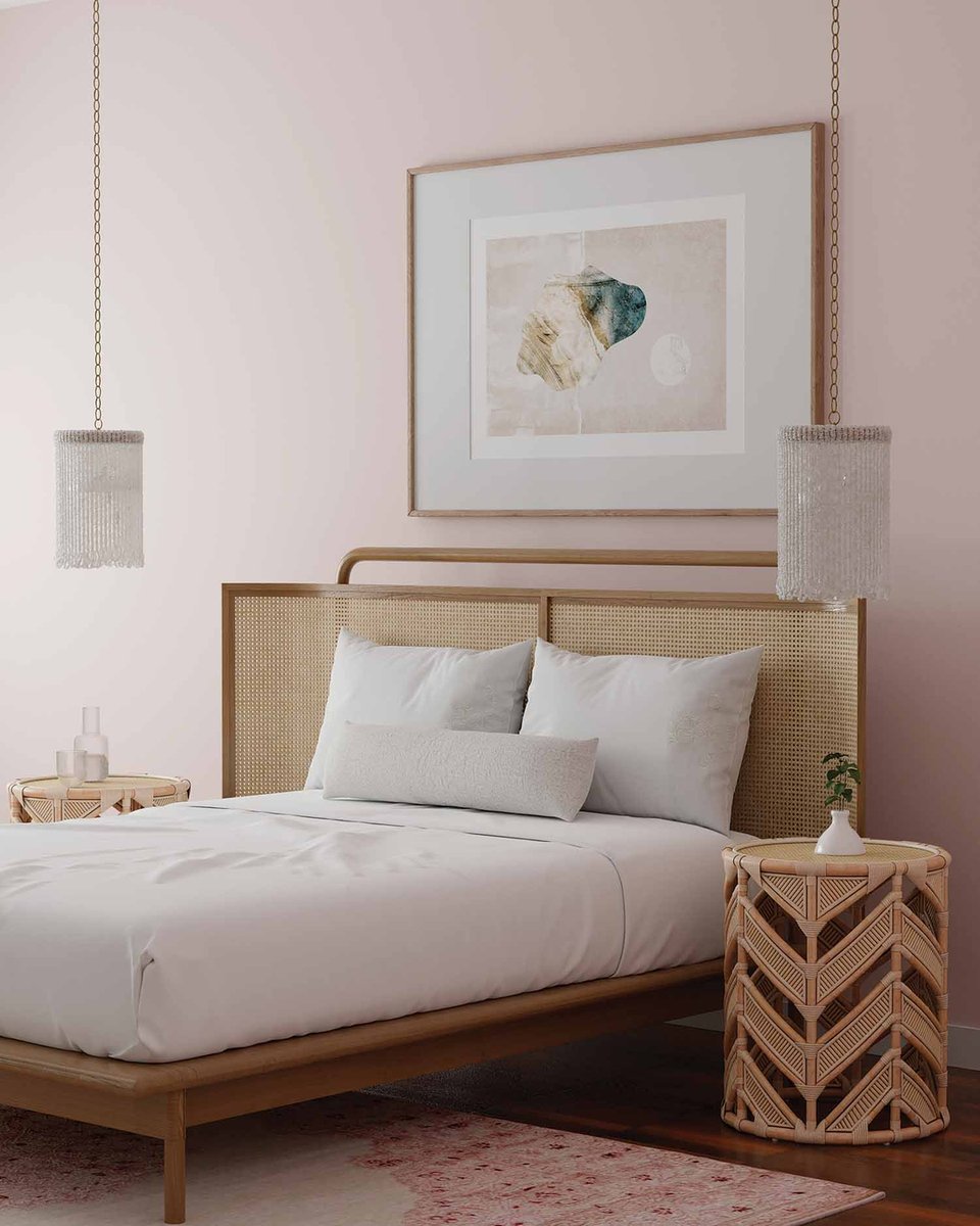 Pretty in pink! Ro Sham Beaux’s Lily 8” inch Chandeliers in Snow Chip Quartz featured as bedside sconces 💞✨ 

#roshambeaux #rsblove #lighting #beadedchandeliers #chandelier #customlighting #lighting #interiordesign #interiors #homedecor #decor #jewelryforyourhome #lighti