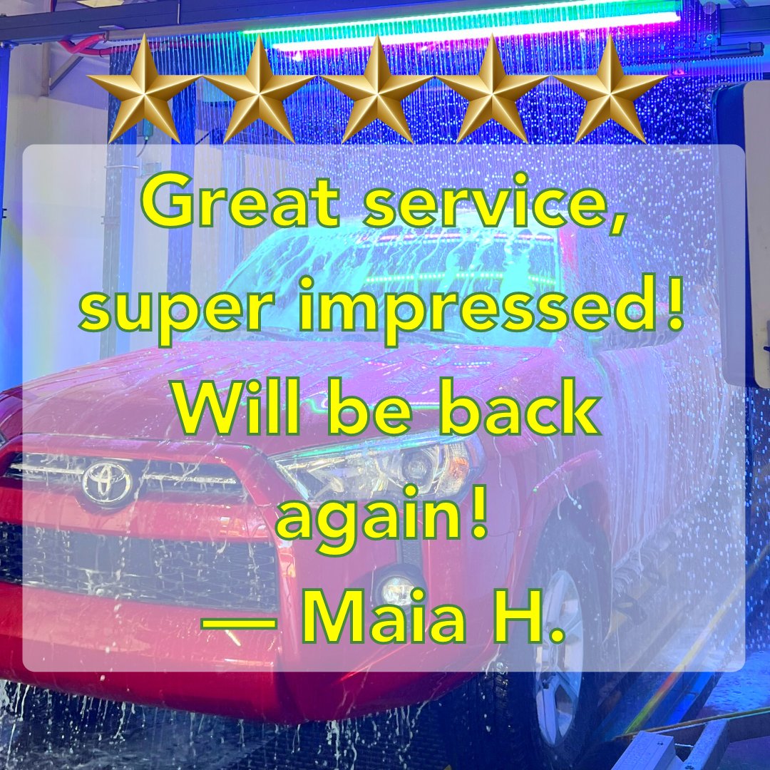 BusyBeeCarWash's tweet photo. "Great place to come and clean your car! The staff is also super friendly and nice. Robert was the best, super attentive, nice and helpful. Great service, super impressed! Will be back again!"

Thanks for being a loyal customer, Maia! https://t.co/0XuN3Lvlov