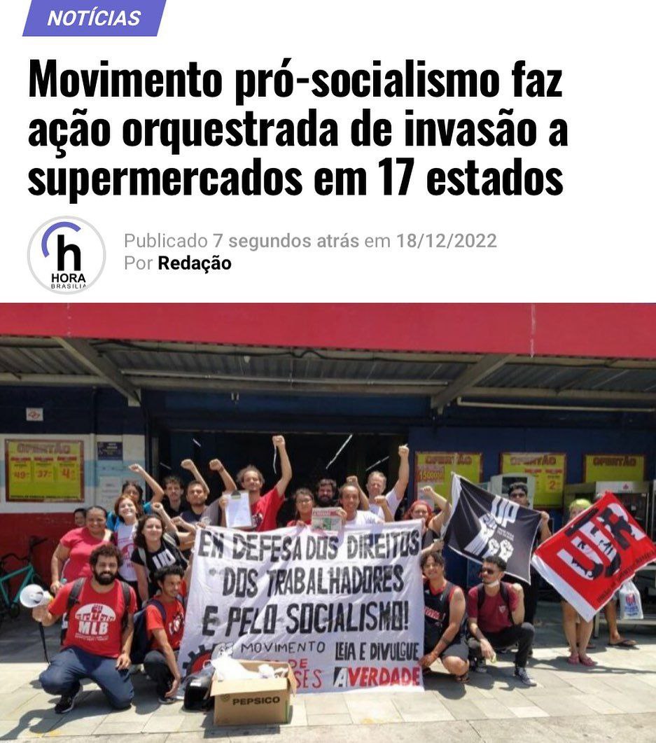 lfanspach2's tweet photo. Invasões e saques, tudo em defesa da democracia e do Estado Democrático de Direito. E se vc reclamar, vc é fascista, está propagando fake news e será preso por realizar atos antidemocráticos! #stfsurtado #STFRompeuADemocracia #STFOrganizacaoCriminosa #STFVERGONHADOBRASIL https://t.co/zWLa2a1G94
